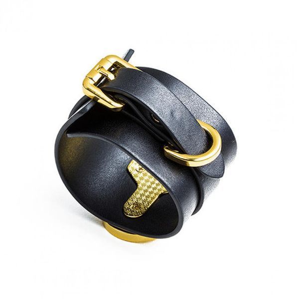 Пані шкіряні зі вставками позолоти Ankle Cuffs UPKO size L U63227 фото