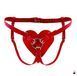 Трусики для страпона Feral Feelings Hearts Strap-on Belt Red SO9419 фото 1