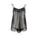 Сорочка прозора Passion MELANIA CHEMISE S/M black EL16305-R фото 7