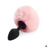 Анальна пробка з хвостом Art of Sex Rabbit Tail, рожева SO6693 фото