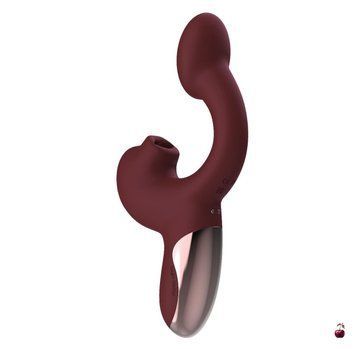 Вібратори Magic Motion Ponder Red, подвійна стимуляція, віброяйце+язичок SX3230 фото