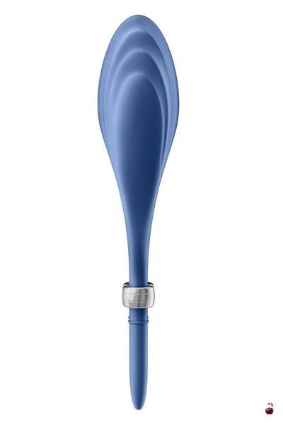 Ерекційне кільце Satisfyer Duelist Blue, преміальний силікон, 10 режимів SO6275 фото
