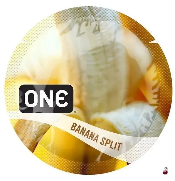 Набір оральних презервативів ONE, полуниця, банан, жуйка, коктейль ONE410516 фото