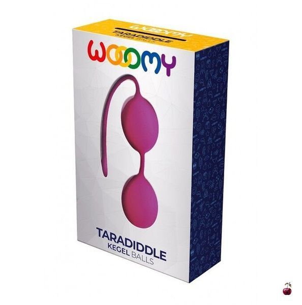 Вагінальні кульки Wooomy Taradiddle Kegel Ball, силікон, 54 г SO7413 фото