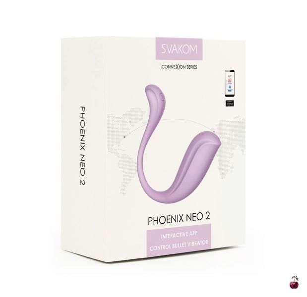 Віброяйце Svakom Phoenix Neo 2 Pastel Lilac SX0728 фото