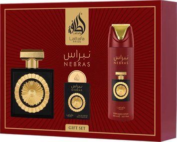 Lattafa Perfumes Pride Nebras 100 мл парфумована вода набір унісекс 31483 фото
