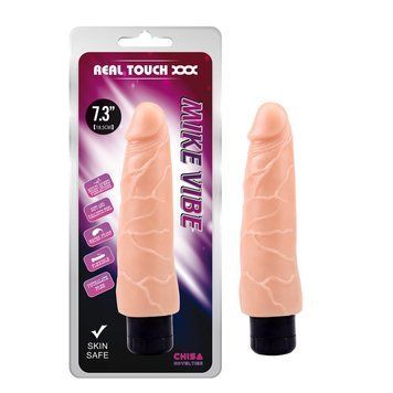 Вібратор реалістичний їхньої кібершкіри Chisa Real Touch XXX Mike Vibe, бежевий 217981 /CN-101821790 фото