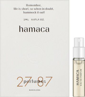 27 87 Perfumes Пробник Hamaca 2 мл парфумована вода унісекс 33107 фото
