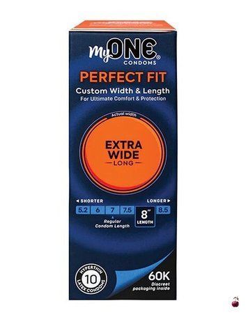 Презервативи ONE MyONE Extra Wide & Long, картонна коробка SX1253 фото