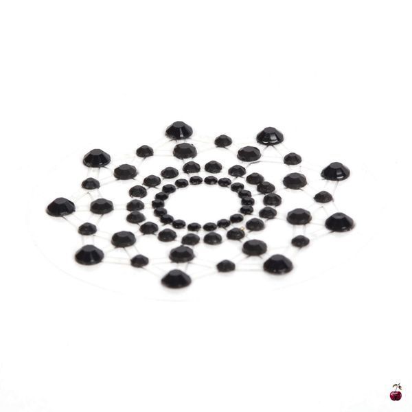 Прикраса для грудей Bijoux Indiscrets MiMi Black SO2320 фото