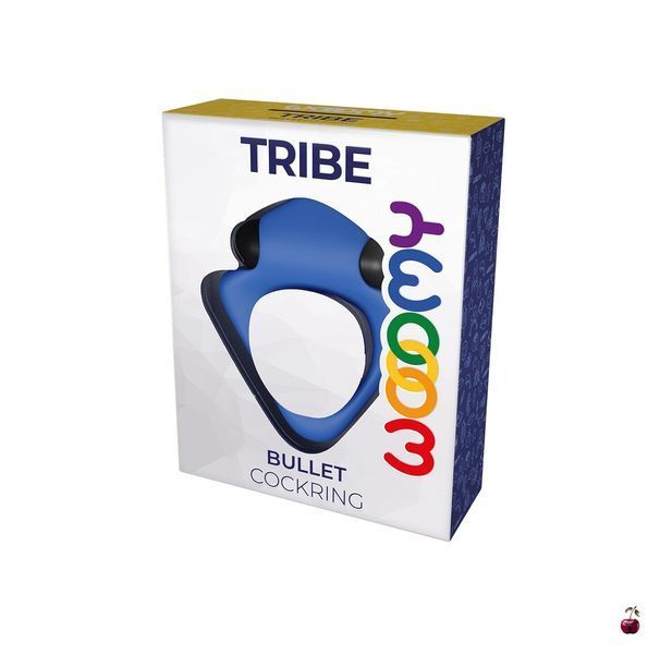 Wooomy Tribe силіконове віброкільце SO9692 фото