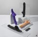Страпони Strap-On-Me Multi Orgasm Dildo M Black з вакуумною стимуляцією SX4031 фото 14