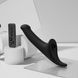 Страпони Strap-On-Me Multi Orgasm Dildo M Black з вакуумною стимуляцією SX4031 фото 3