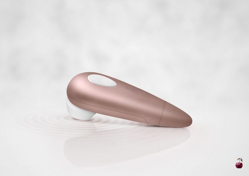Вібратори Satisfyer Number One, вакуумний кліторальний стимулятор на батарейках SO1644 фото