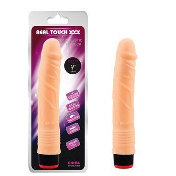 Вібратор Chisa Real Touch XXX Vibe Cock-flesh 22.5 см х 3.5 см 382351 /CN-101838235 фото