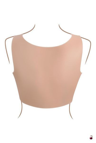 Накладні груди топ Gender X Undergarments Plate C-Cup, 28 см 841105 фото