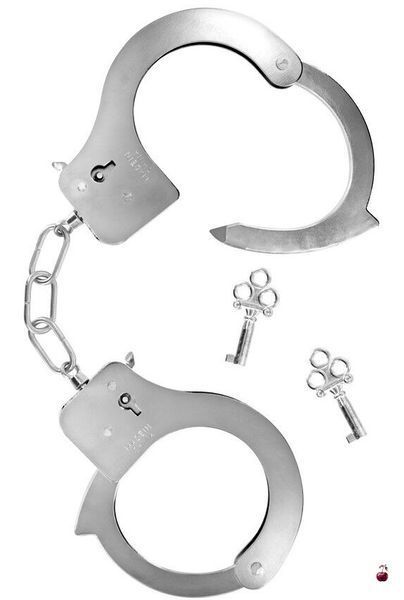 Фіксатор Fetish Tentation Adjustable metal wrist cuffs, металевий SX1090 фото