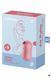 Вакуумний стимулятор із вібрацією Satisfyer Cotton Candy Light Red, силікон/ABS SO6282 фото 7