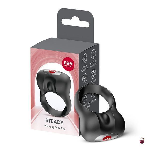 Ерекційні кільця Fun Factory Steady Black SX4232 фото