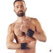Фіксатор Fetish Leather Wrist Restraints, чорний