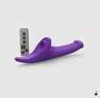 Страпони Strap-On-Me Multi Orgasm Dildo M Purple з вакуумною стимуляцією
