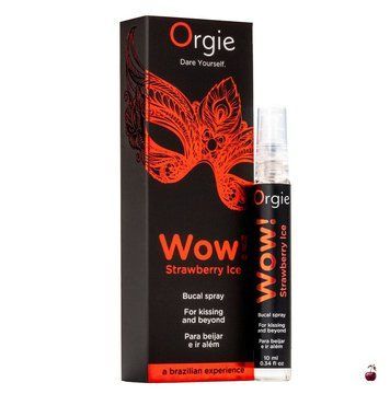 Orgie Wow! Strawberry Ice, спрей для орального сексу, охолоджувальний SX1564 фото