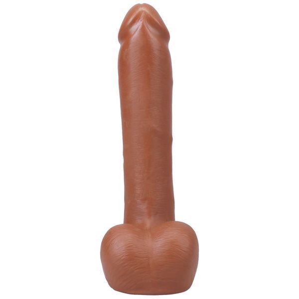 Фалоімітатор Doc Johnson The Realistic Cock ULTRASKYN 9 Inch with Balls Caramel SX4451 фото