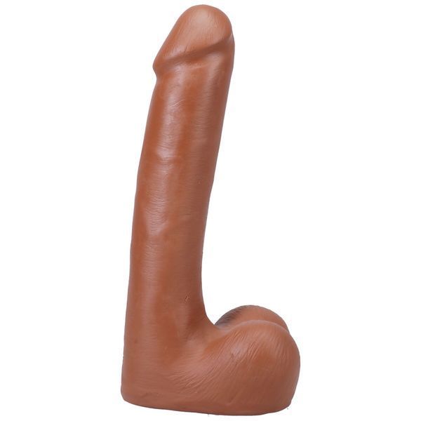 Фалоімітатор Doc Johnson The Realistic Cock ULTRASKYN 9 Inch with Balls Caramel SX4451 фото
