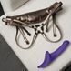 Страпони Strap-On-Me Multi Orgasm Dildo M Purple з вакуумною стимуляцією SX4033 фото 11