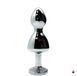 Анальні іграшки Wooomy Lollypop Double Ball Metal Plug Blue M, нержавіюча сталь SO7422 фото 2